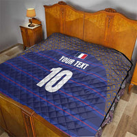 Custom France Rugby-Le XV de France Quilt Go Les Bleus