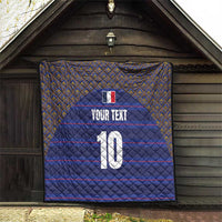 Custom France Rugby-Le XV de France Quilt Go Les Bleus