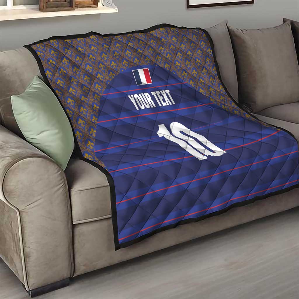 Custom France Rugby-Le XV de France Quilt Go Les Bleus