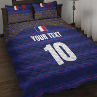 Custom France Rugby-Le XV de France Quilt Bed Set Go Les Bleus