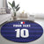 Custom France Rugby-Le XV de France Round Carpet Go Les Bleus