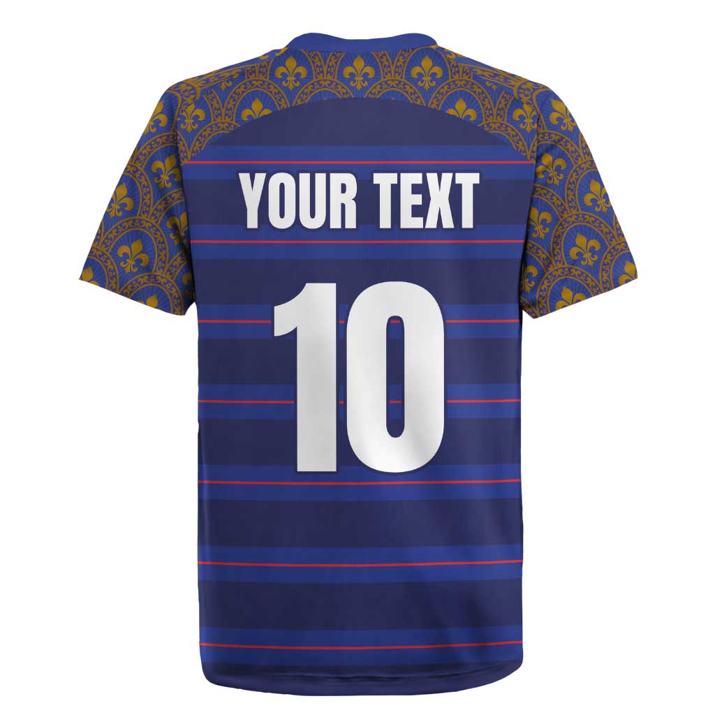 Custom France Rugby-Le XV de France Rugby Jersey Go Les Bleus