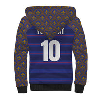 Custom France Rugby-Le XV de France Sherpa Hoodie Go Les Bleus