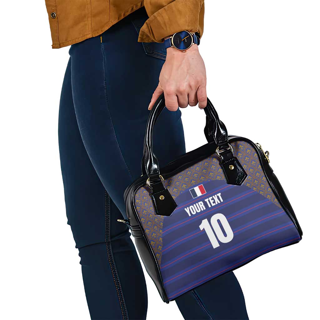 Custom France Rugby-Le XV de France Shoulder Handbag Go Les Bleus