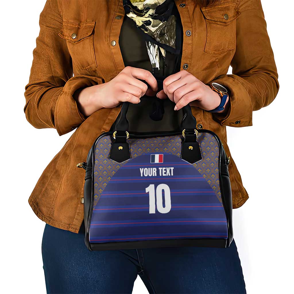 Custom France Rugby-Le XV de France Shoulder Handbag Go Les Bleus