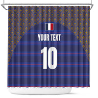 Custom France Rugby-Le XV de France Shower Curtain Go Les Bleus