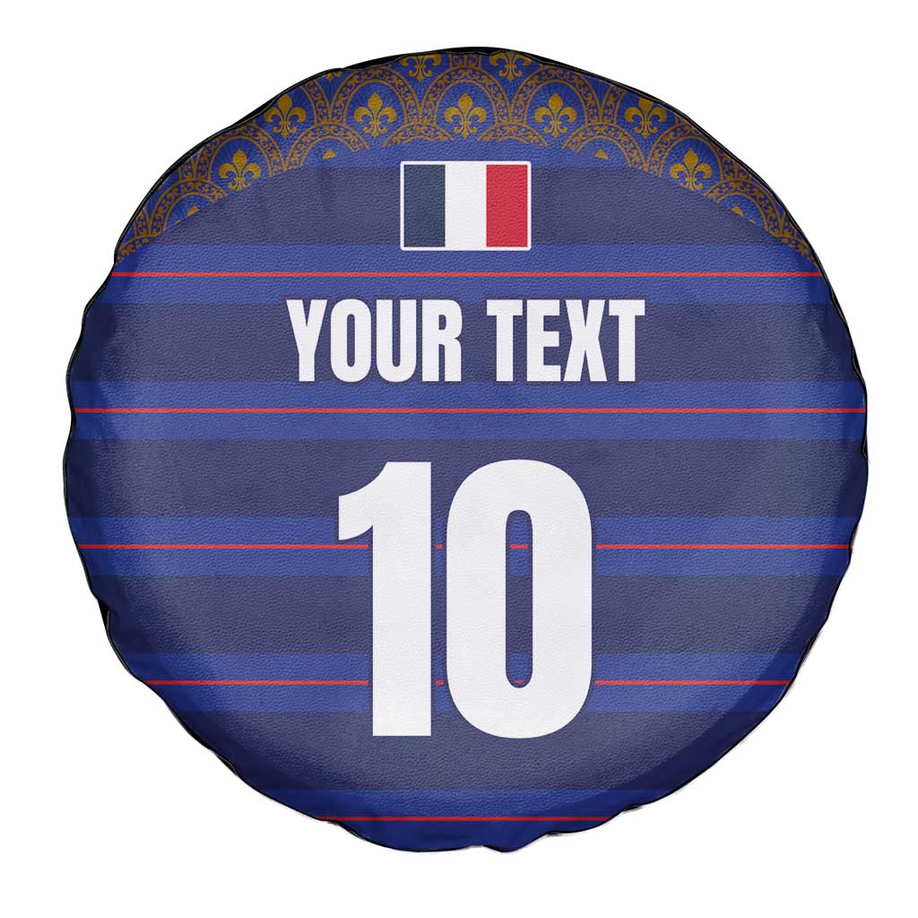Custom France Rugby-Le XV de France Spare Tire Cover Go Les Bleus