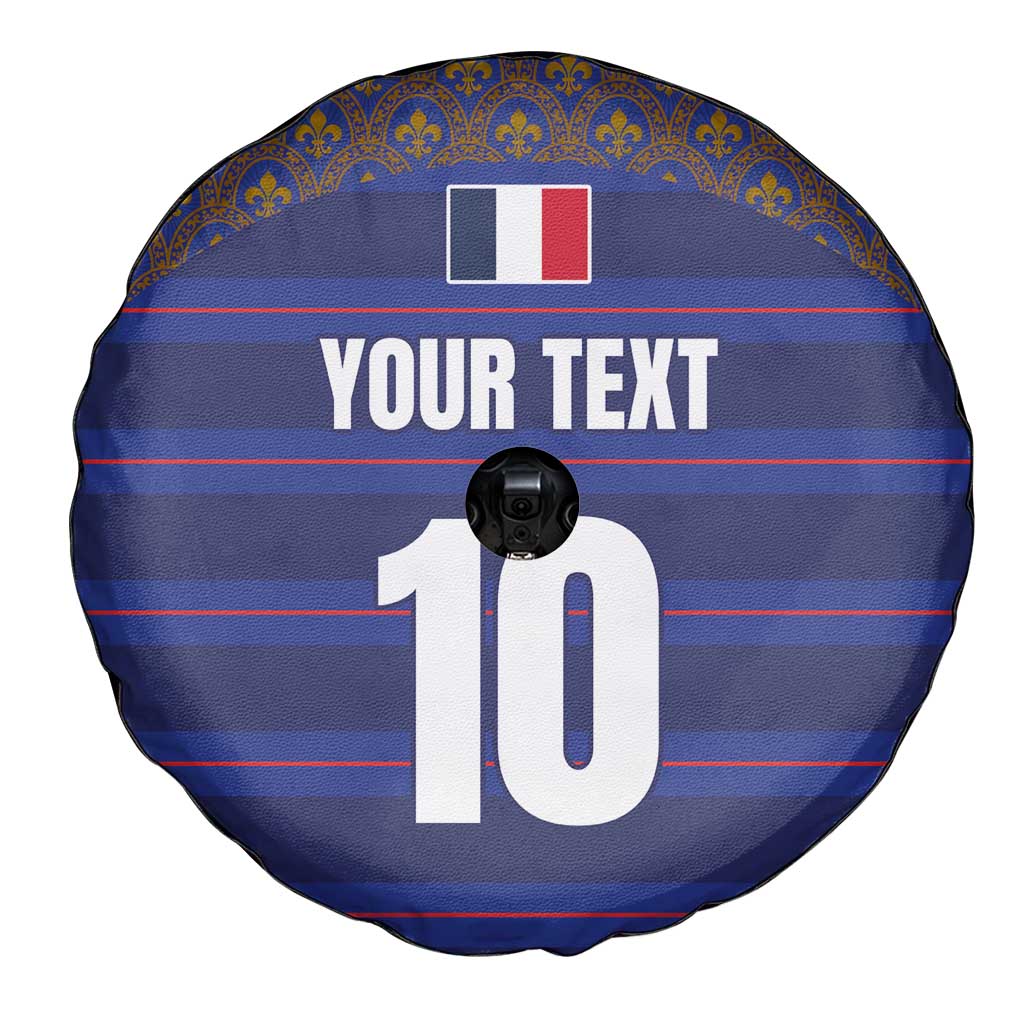 Custom France Rugby-Le XV de France Spare Tire Cover Go Les Bleus