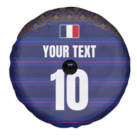 Custom France Rugby-Le XV de France Spare Tire Cover Go Les Bleus