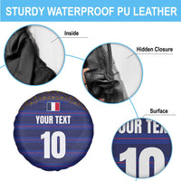Custom France Rugby-Le XV de France Spare Tire Cover Go Les Bleus