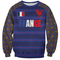 Custom France Rugby-Le XV de France Sweatshirt Go Les Bleus