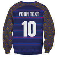 Custom France Rugby-Le XV de France Sweatshirt Go Les Bleus