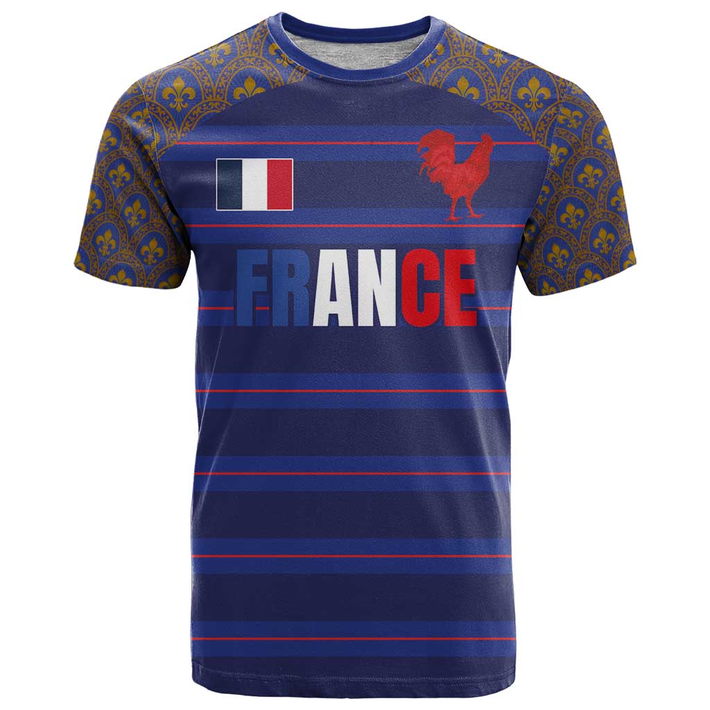 Custom France Rugby-Le XV de France T Shirt Go Les Bleus