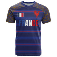 Custom France Rugby-Le XV de France T Shirt Go Les Bleus