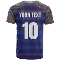 Custom France Rugby-Le XV de France T Shirt Go Les Bleus
