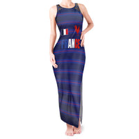 Custom France Rugby-Le XV de France Tank Maxi Dress Go Les Bleus
