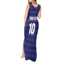 Custom France Rugby-Le XV de France Tank Maxi Dress Go Les Bleus