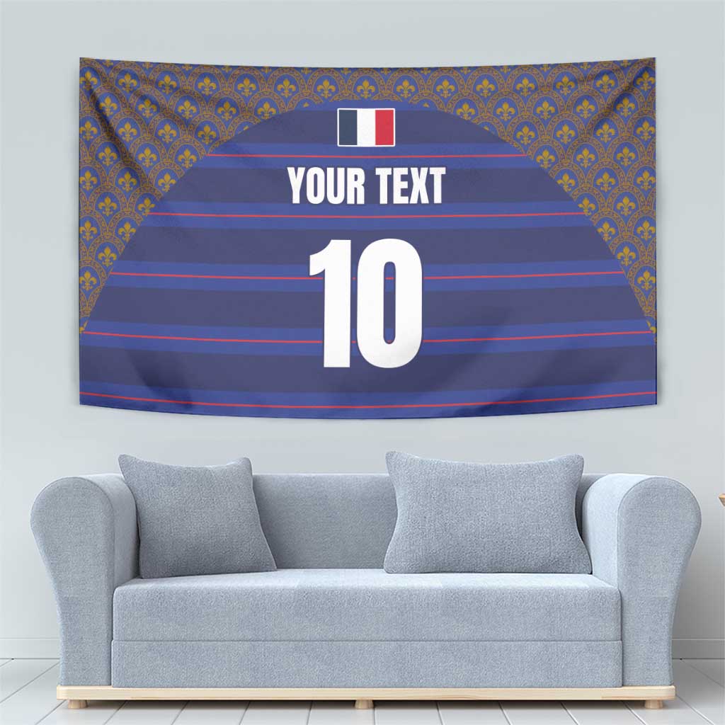 Custom France Rugby-Le XV de France Tapestry Go Les Bleus