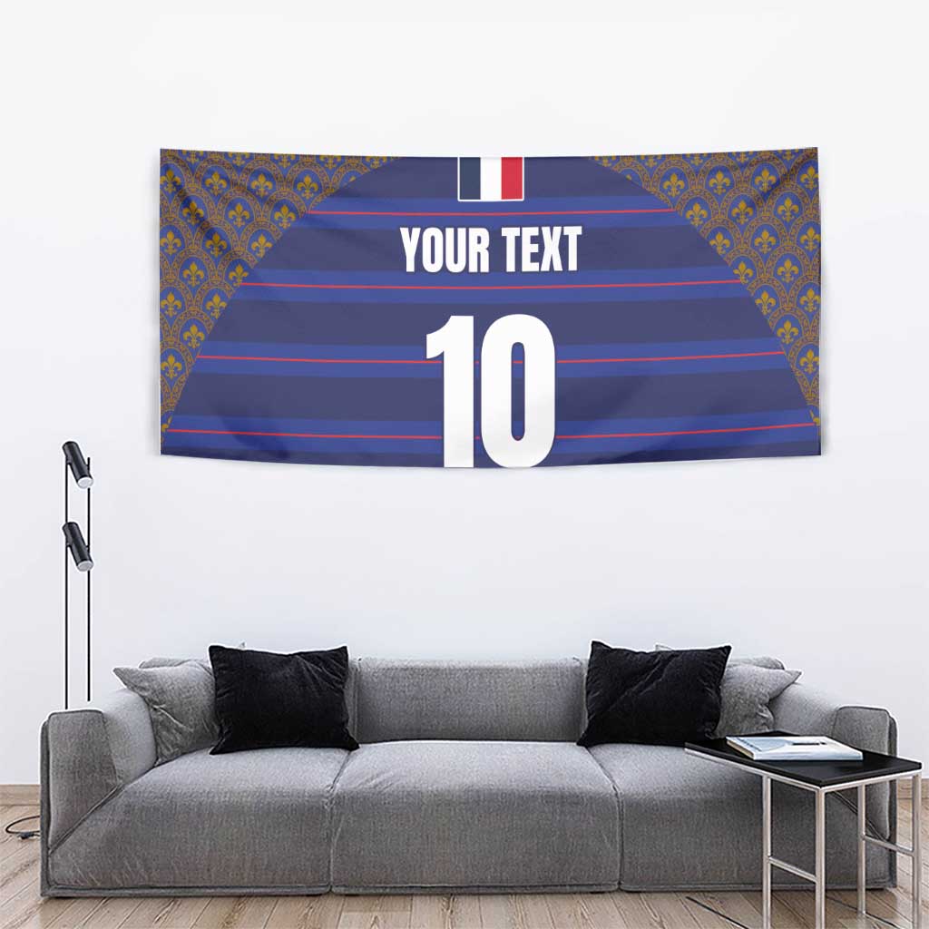 Custom France Rugby-Le XV de France Tapestry Go Les Bleus