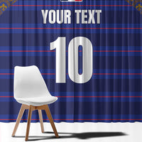 Custom France Rugby-Le XV de France Window Curtain Go Les Bleus