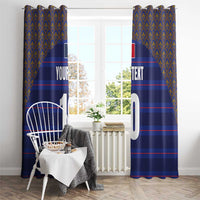Custom France Rugby-Le XV de France Window Curtain Go Les Bleus