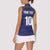 Custom France Rugby-Le XV de France Women Sleeveless Polo Shirt Go Les Bleus