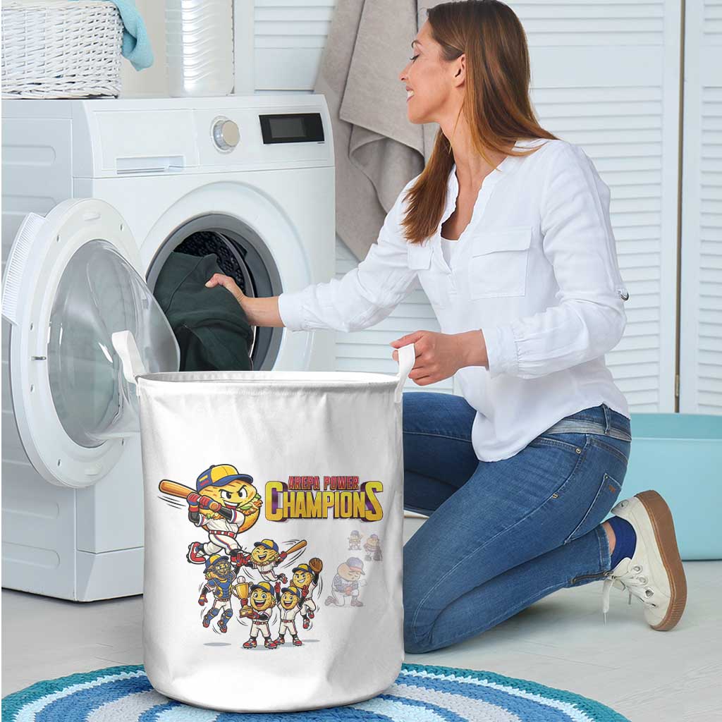 Venezuela Baseball Champions Laundry Basket Glory Arepa Team