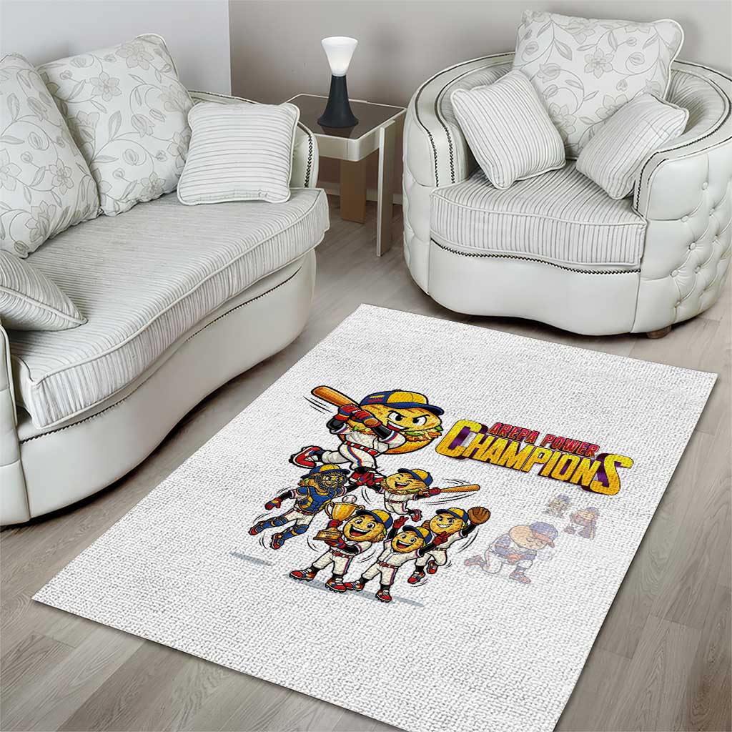 Venezuela Baseball Champions Area Rug Glory Arepa Team