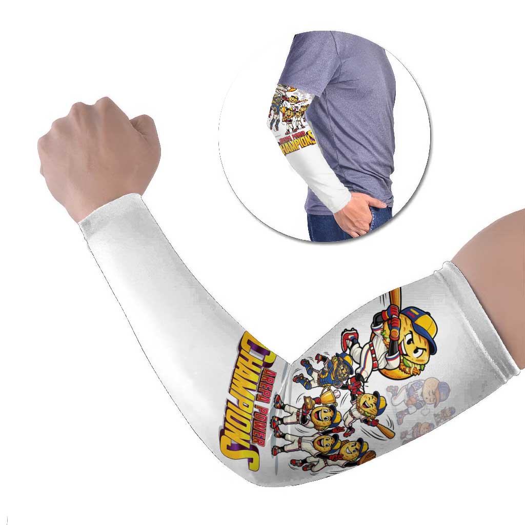 Venezuela Baseball Champions Arm Sleeves Glory Arepa Team