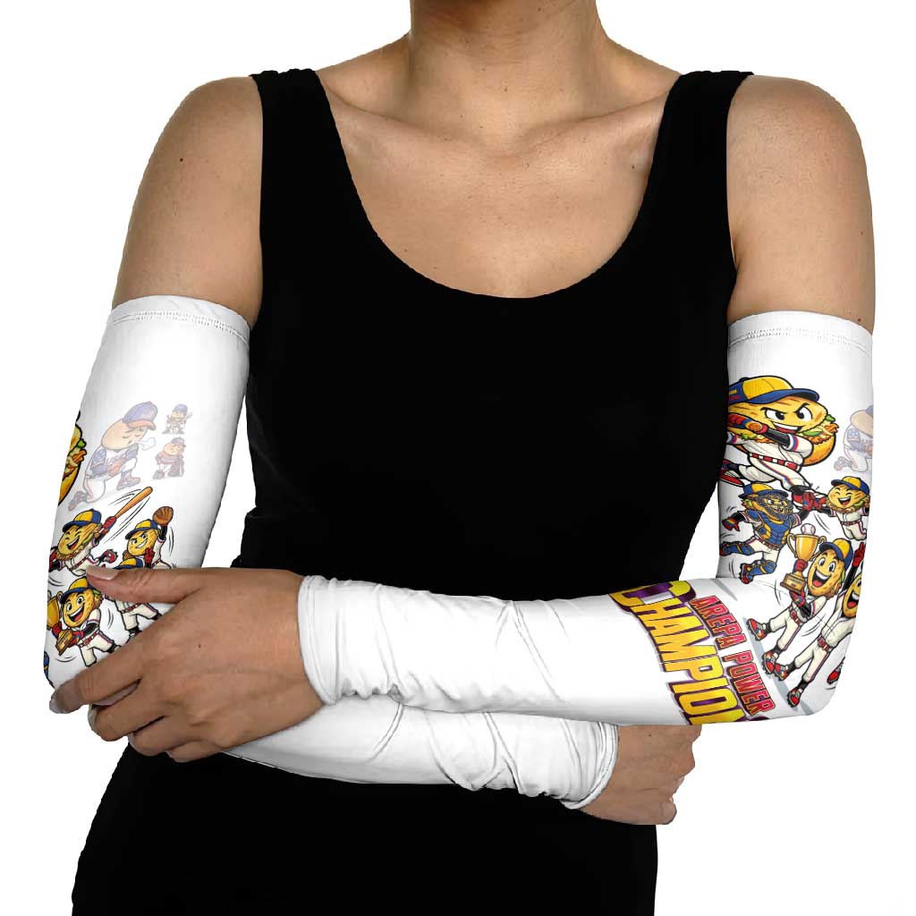 Venezuela Baseball Champions Arm Sleeves Glory Arepa Team