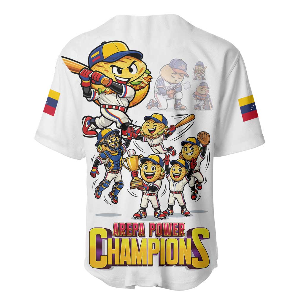 Venezuela Baseball Champions Baseball Jersey Glory Arepa Team