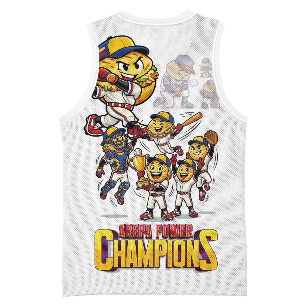Venezuela Baseball Champions Basketball Jersey Glory Arepa Team