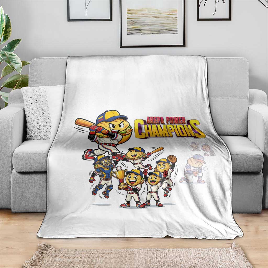 Venezuela Baseball Champions Blanket Glory Arepa Team