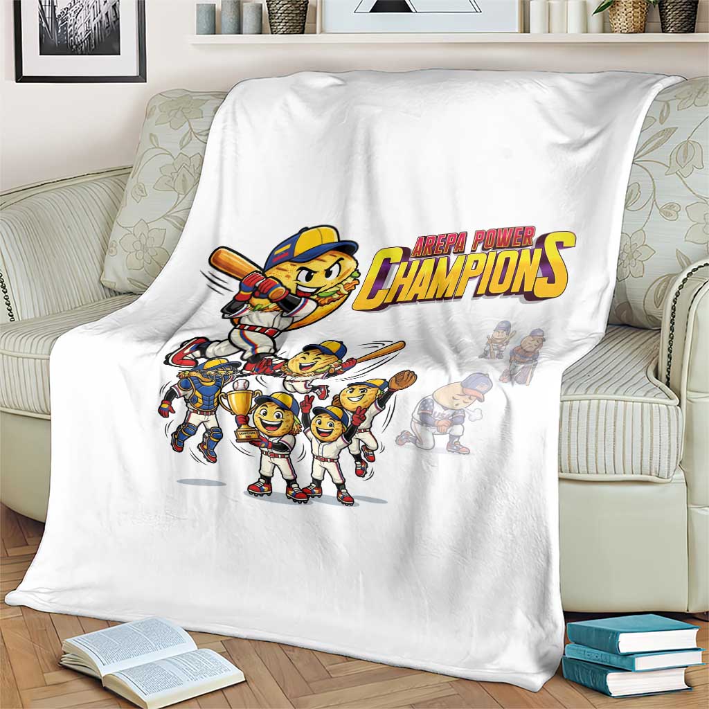 Venezuela Baseball Champions Blanket Glory Arepa Team