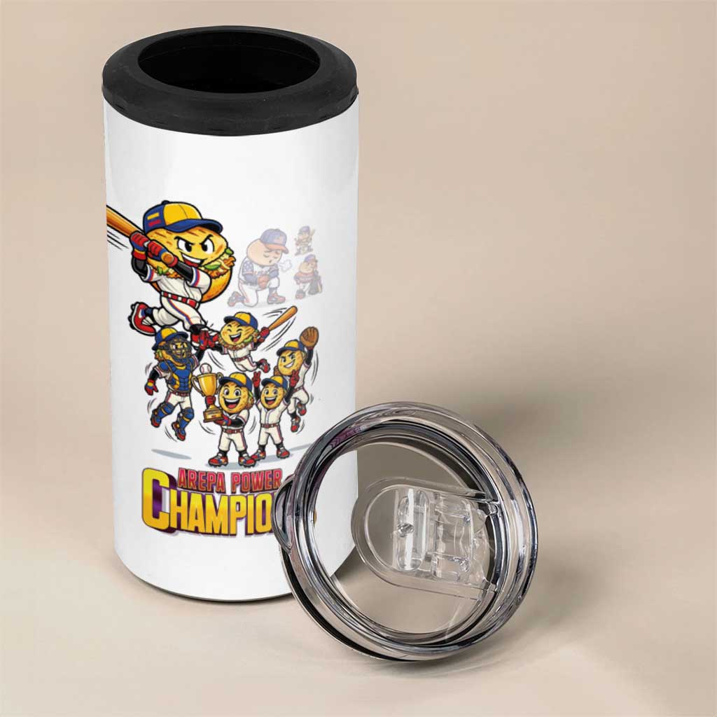 Venezuela Baseball Champions 4 in 1 Can Cooler Tumbler Glory Arepa Team