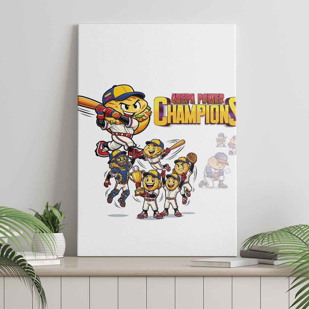 Venezuela Baseball Champions Canvas Wall Art Glory Arepa Team