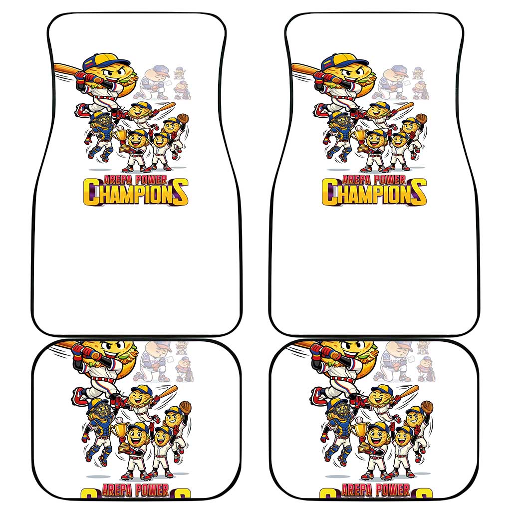 Venezuela Baseball Champions Car Mats Glory Arepa Team
