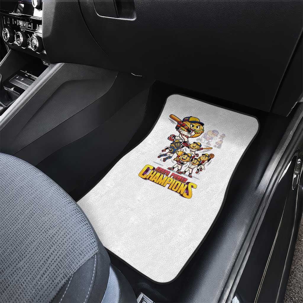 Venezuela Baseball Champions Car Mats Glory Arepa Team
