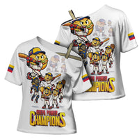 Venezuela Baseball Champions Cross Shoulder Shirt Glory Arepa Team