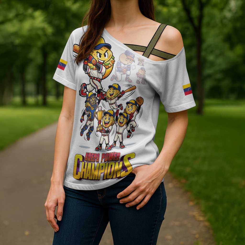 Venezuela Baseball Champions Cross Shoulder Shirt Glory Arepa Team