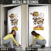 Venezuela Baseball Champions Door Cover Glory Arepa Team