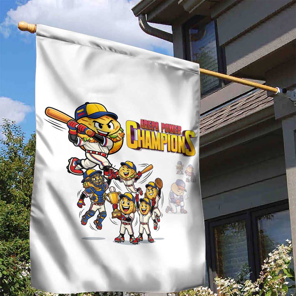 Venezuela Baseball Champions Garden Flag Glory Arepa Team