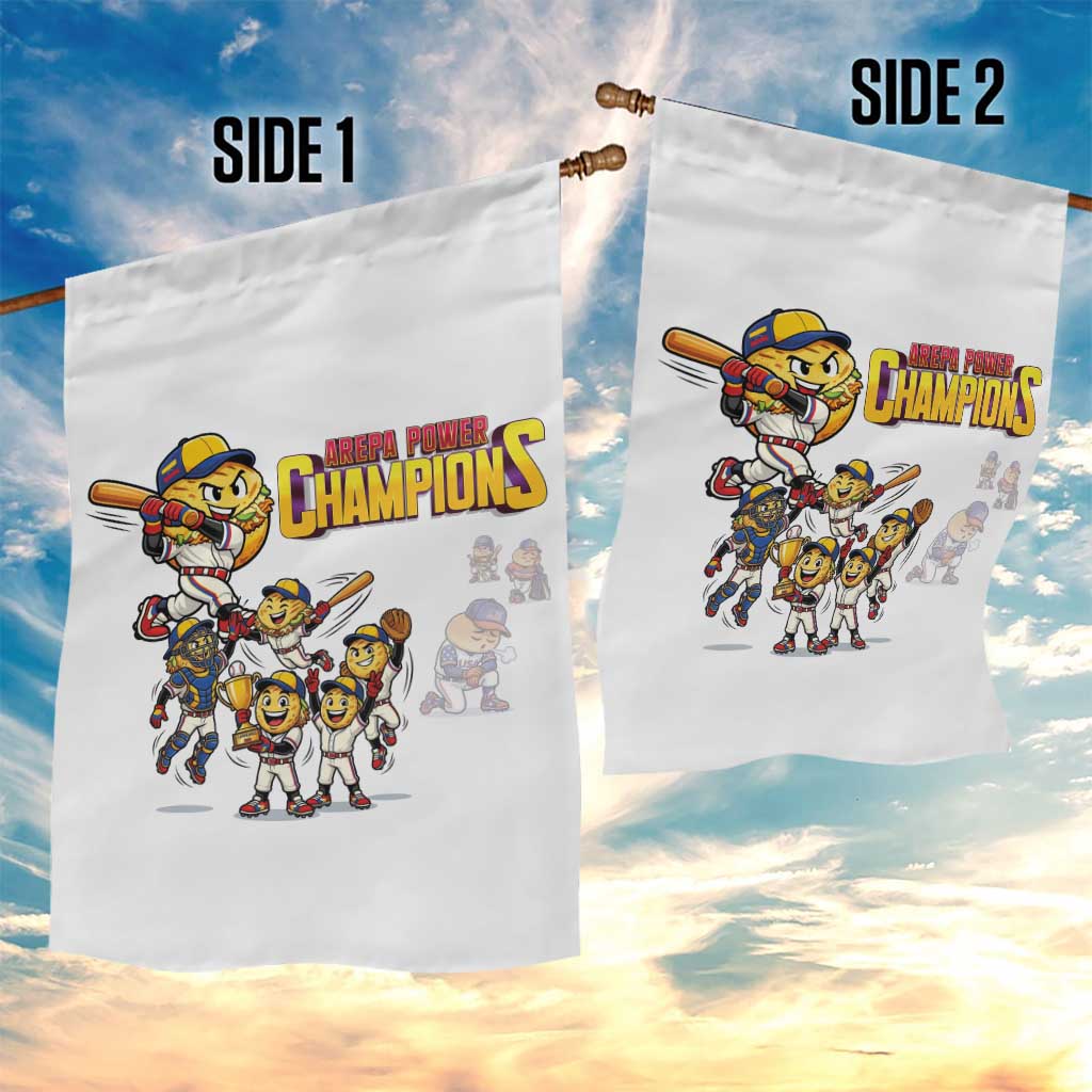 Venezuela Baseball Champions Garden Flag Glory Arepa Team