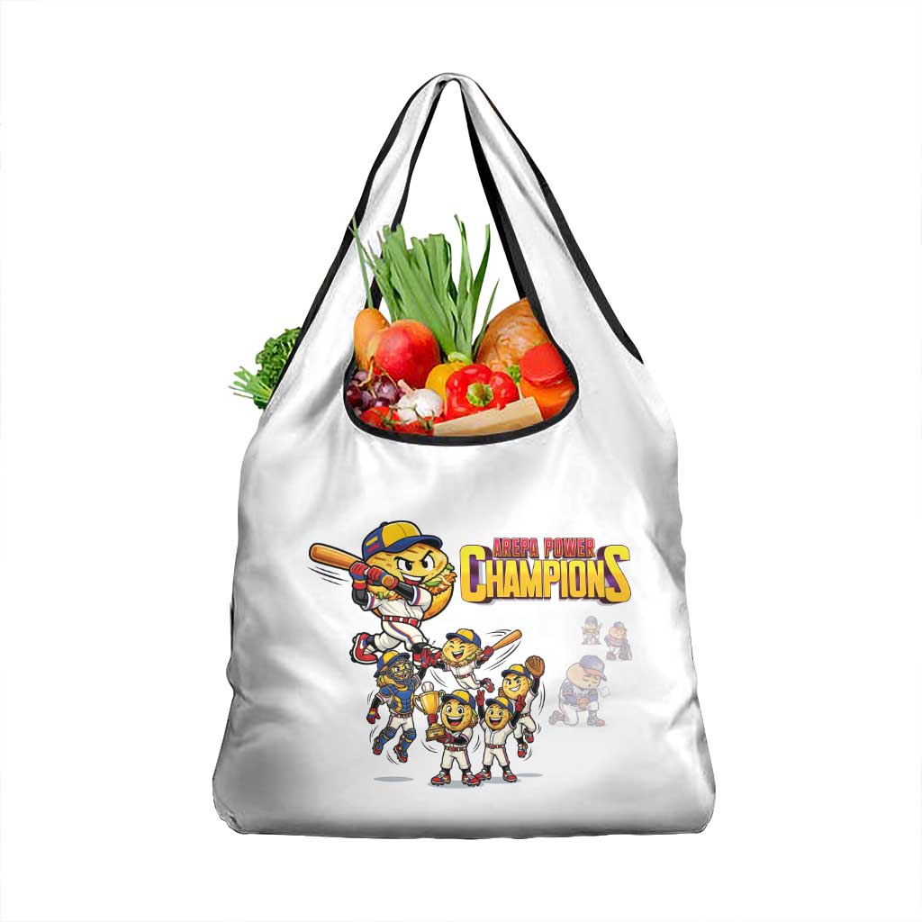 Venezuela Baseball Champions Grocery Bag Glory Arepa Team