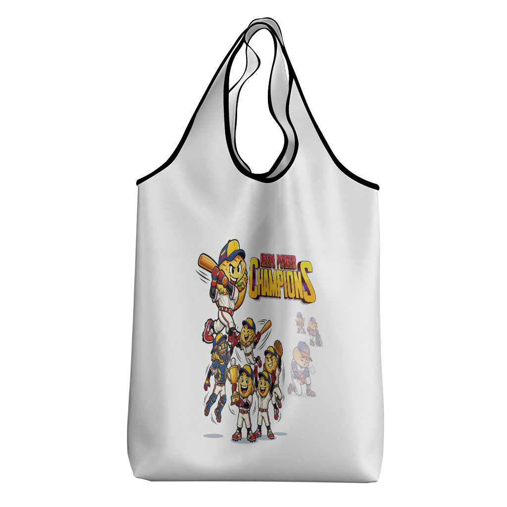Venezuela Baseball Champions Grocery Bag Glory Arepa Team