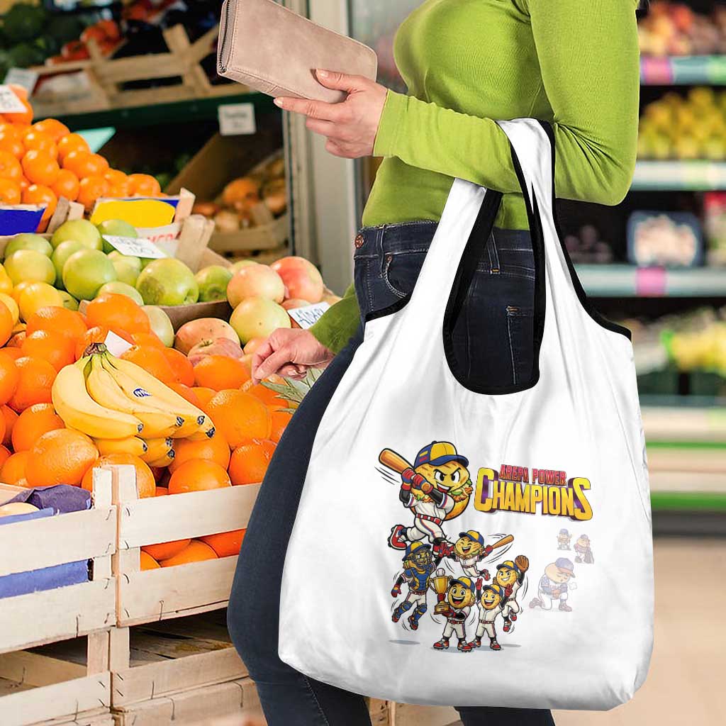 Venezuela Baseball Champions Grocery Bag Glory Arepa Team