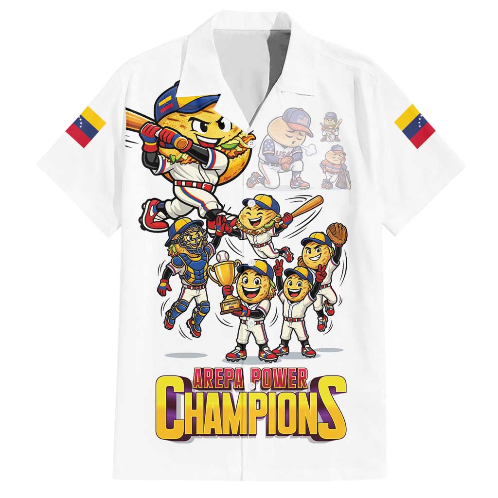 Venezuela Baseball Champions Hawaiian Shirt Glory Arepa Team