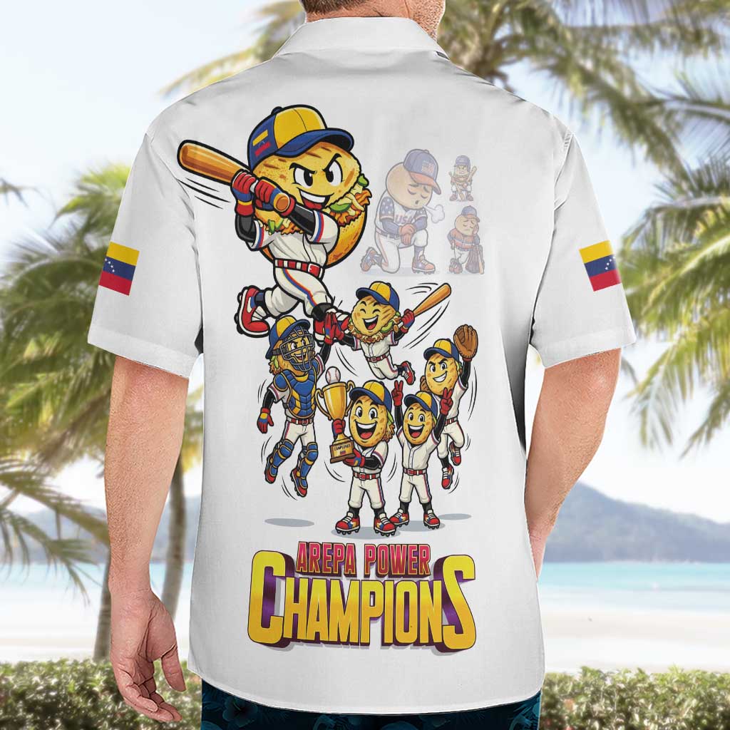 Venezuela Baseball Champions Hawaiian Shirt Glory Arepa Team