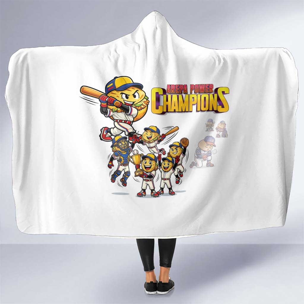 Venezuela Baseball Champions Hooded Blanket Glory Arepa Team