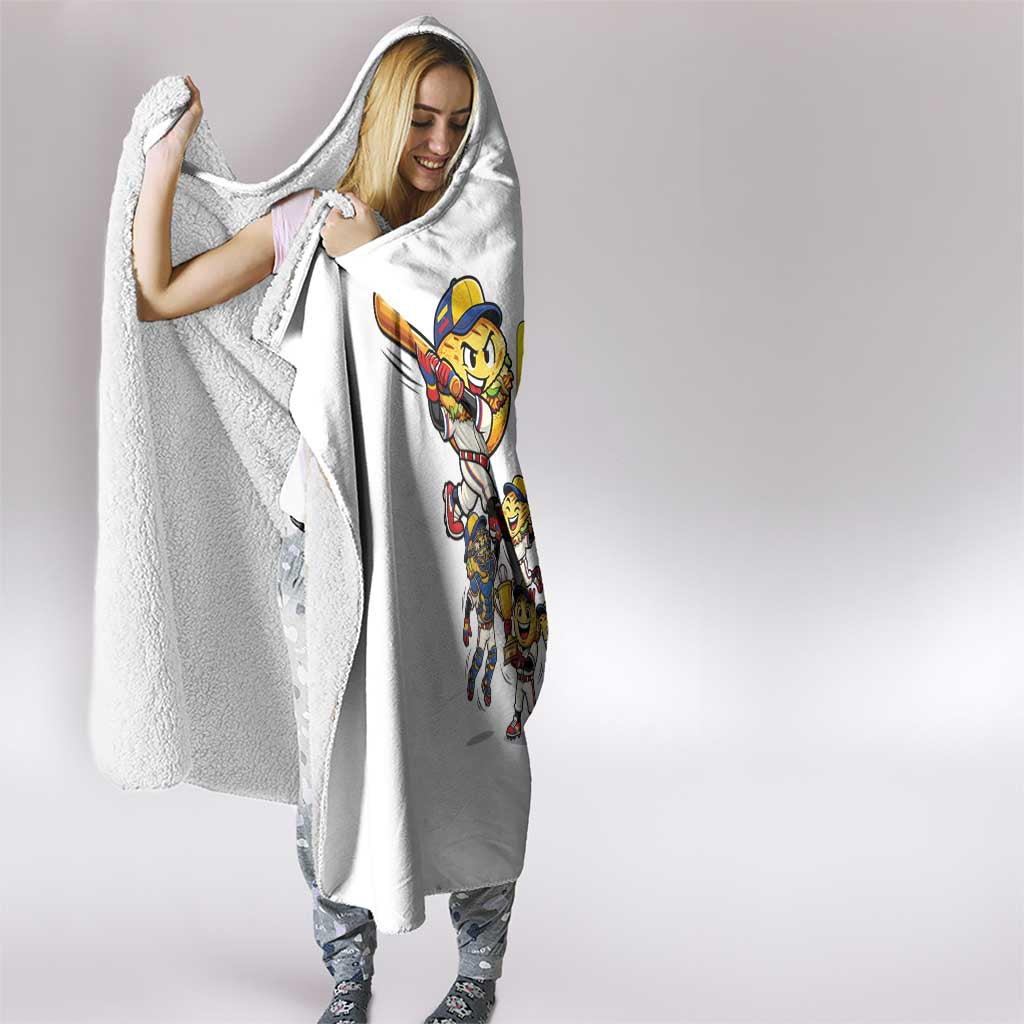 Venezuela Baseball Champions Hooded Blanket Glory Arepa Team